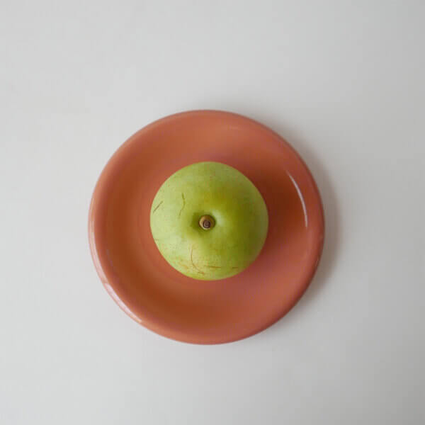 PLATE S - salmon pink