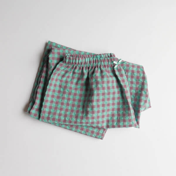 PAJAMA PANTS - unisex / M - 14 (細チェック)