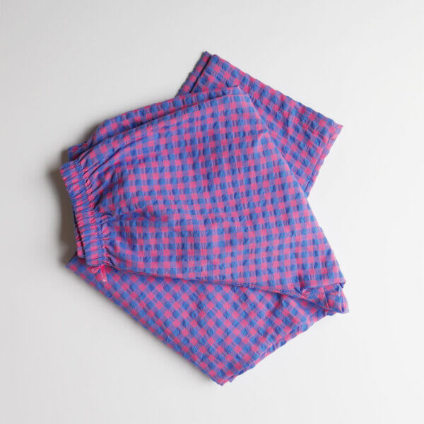 PAJAMA PANTS - unisex / M - 10 (細チェック)